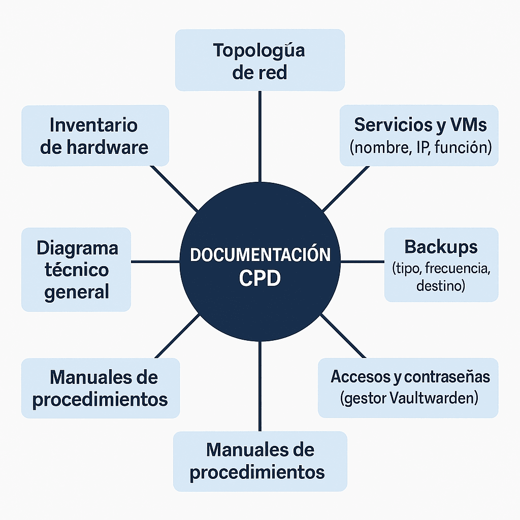 Documentación y continuidad operativa del CPD de Tecnidom